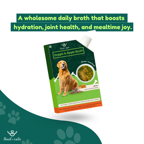 Veggie & Apple Broth for Dogs & Puppies - 100mL
