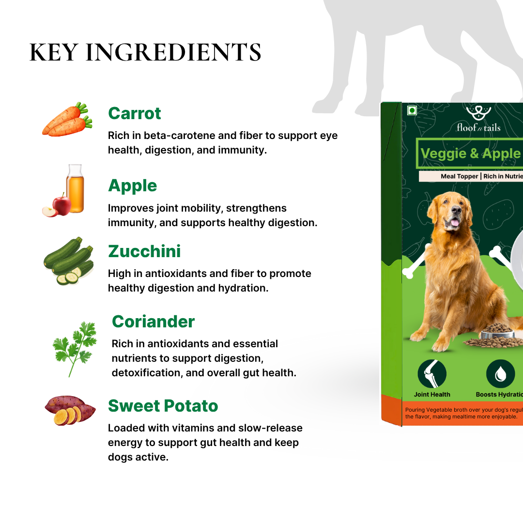 Veggie & Apple Broth for Dogs & Puppies - 100mL