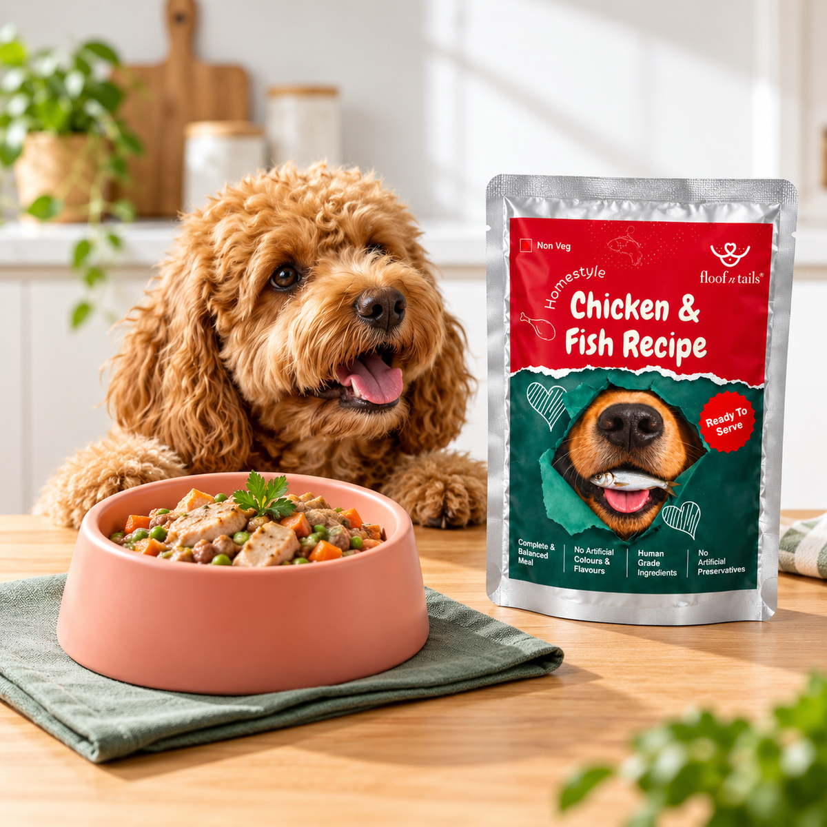Homestyle Chicken & Fish Meal