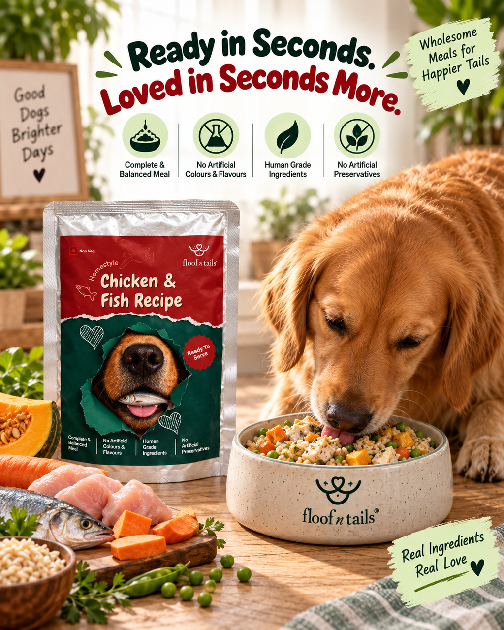 Homestyle Chicken & Fish Meal
