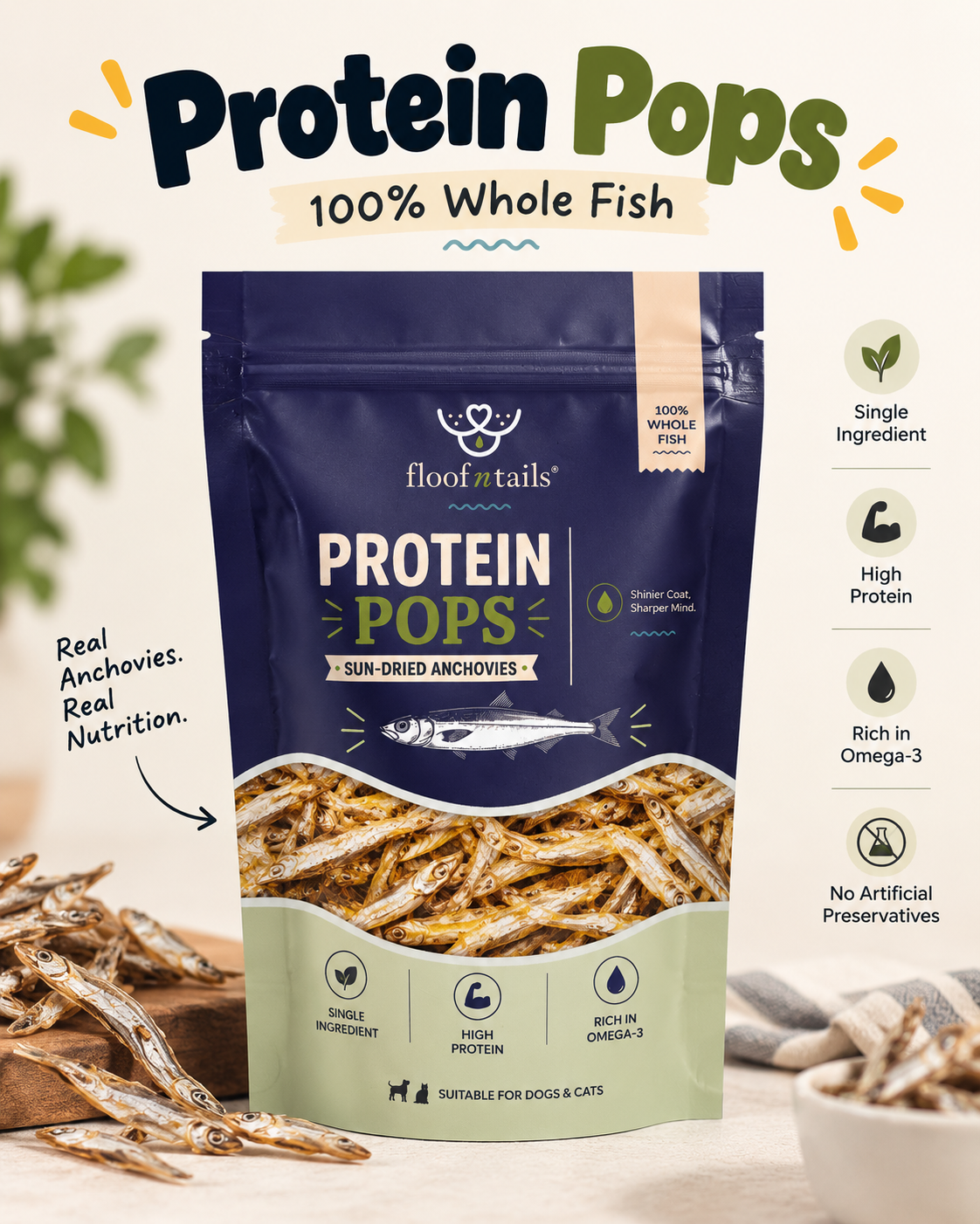 Protein Pops — Sun-Dried Anchovies