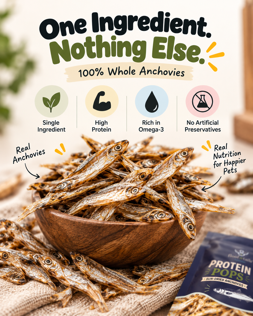 Protein Pops — Sun-Dried Anchovies