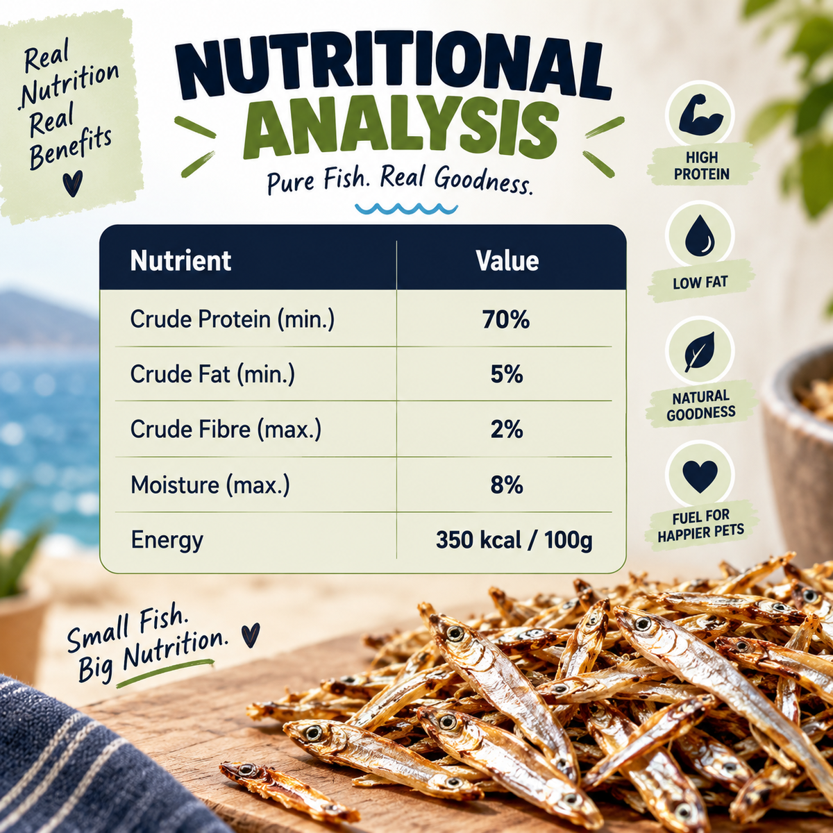 Protein Pops — Sun-Dried Anchovies