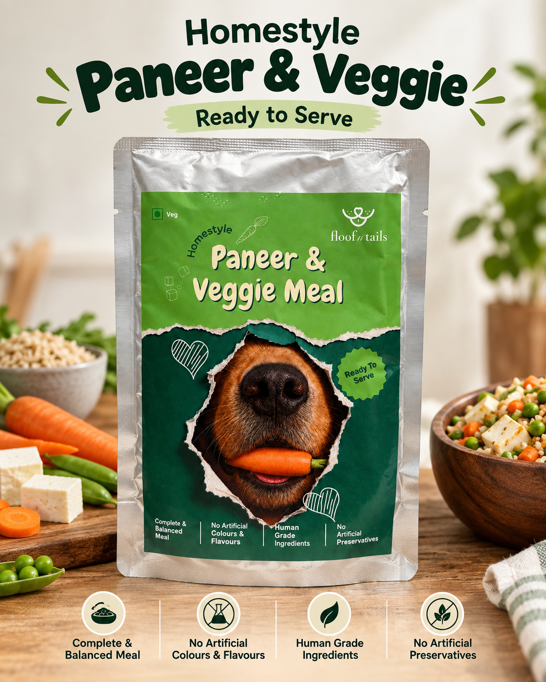 Homestyle Paneer & Veggie Meal