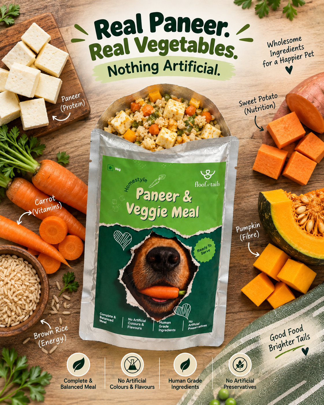 Homestyle Paneer & Veggie Meal
